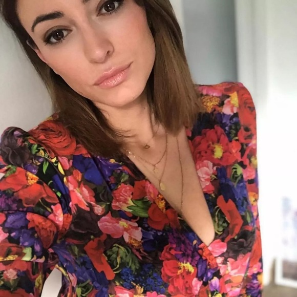 The Kooples Summer Night Floral-Print Silk Mini Dress - Picture 14 of 16